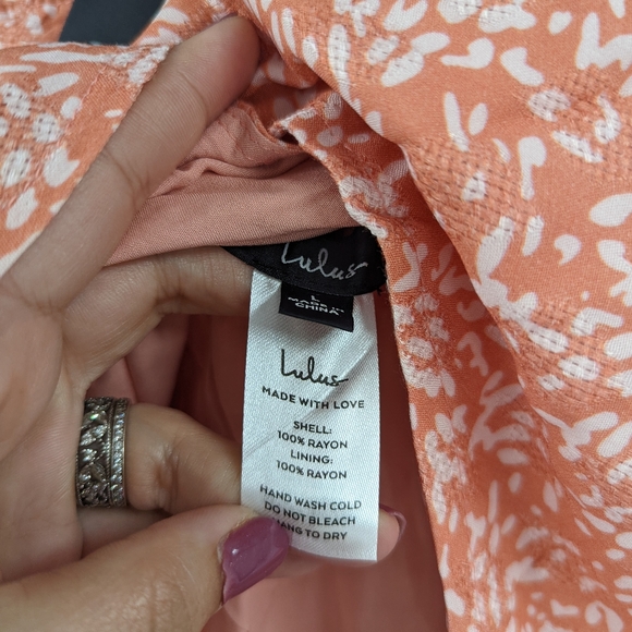 NWT LULU'S Most Perfect Day Tie Print Shorts - Picture 7 of 8